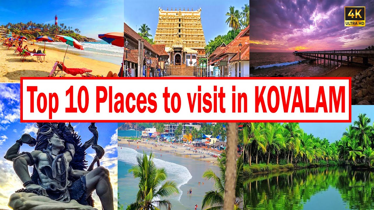 Top 10 Tourist Place in Kovalam | Must Visit Places in Kovalam Explained in Just 3 Mins  |