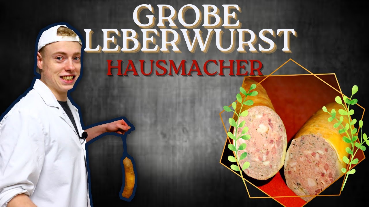 Grobe Leberwurst🌭 | So wird Hausmacher gemacht💪 !!