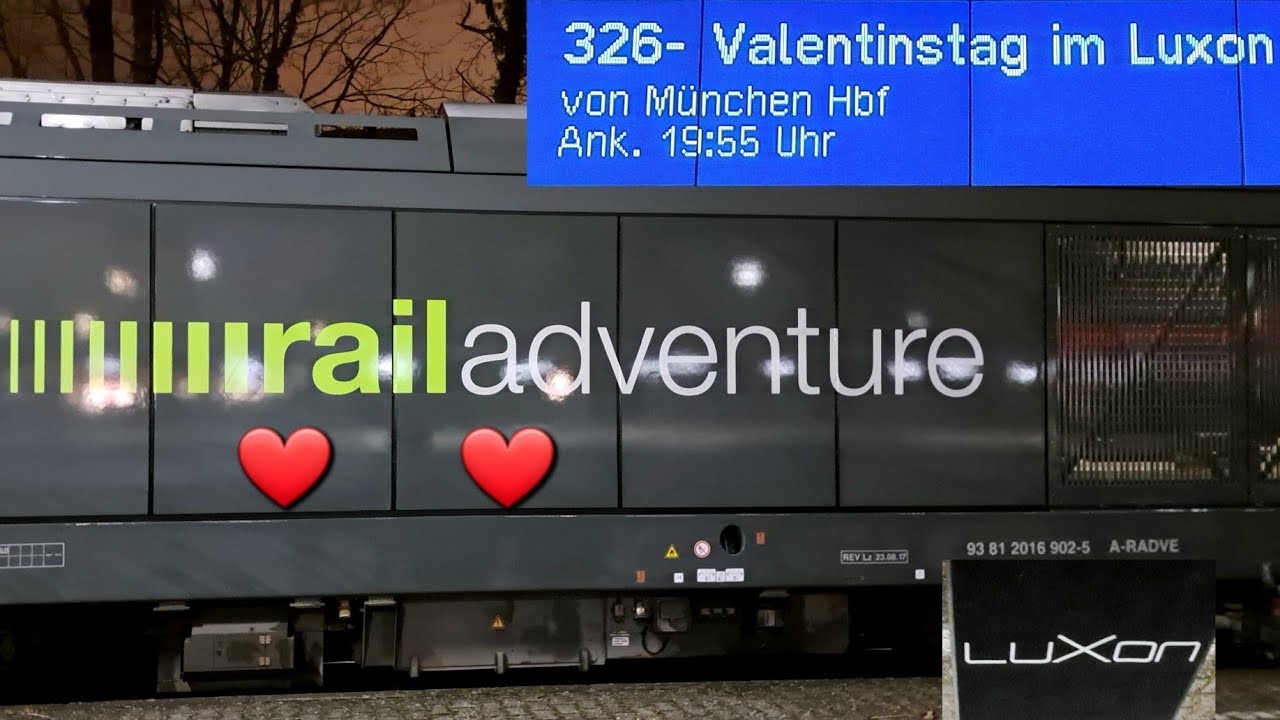 💕Valentinstag im LuXon mit NEUER❗ Railadventure Lok Herkules 2016 902 in Lindau-Insel aus München