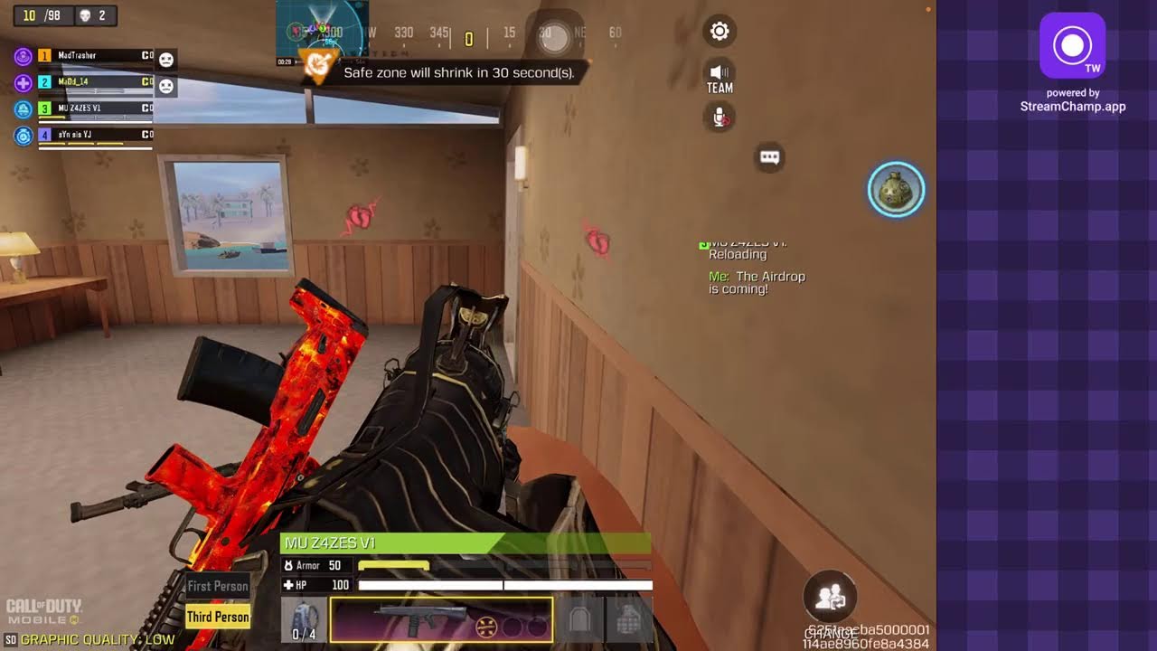 Broadcast powered by StreamChamp