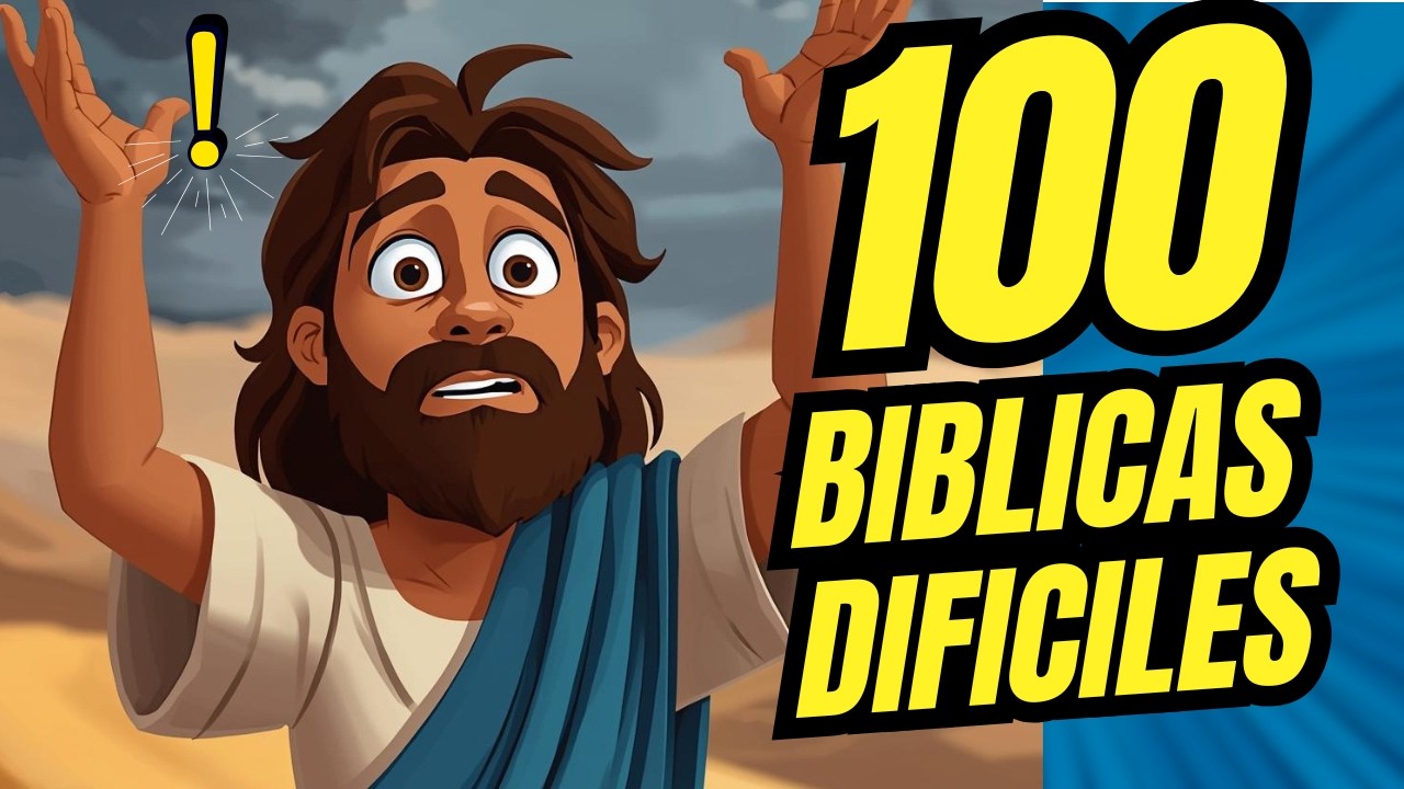 100 PREGUNTAS BÍBLICAS DIFÍCILES 😱❓EL MAYOR DESAFÍO DE LA BIBLIA PARA CRISTIANOS