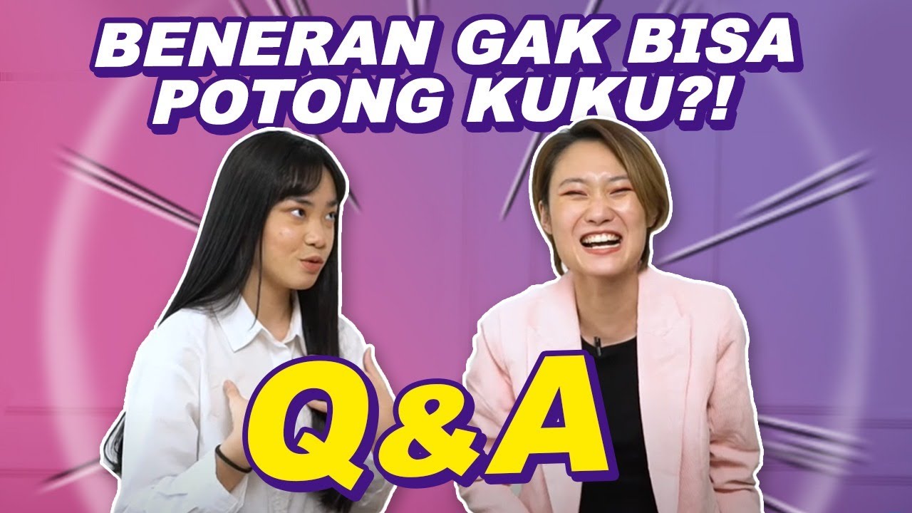 PERTAMA KALI NGEPEL SAMPAI GAK BISA POTONG KUKU? - Q&A WITH AUDREY INDONESIA'S NEXT TOP MODELS