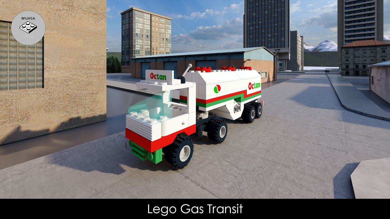 Lego System Gas Transit 6594 done in Studio 2.0 | Speed Build