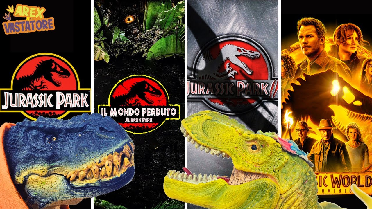 JURASSIC PARK e JURASSIC WORLD 🦖🎬🦕 Le EPICHE RECENSIONI di Arex & Vastatore [Compilation]