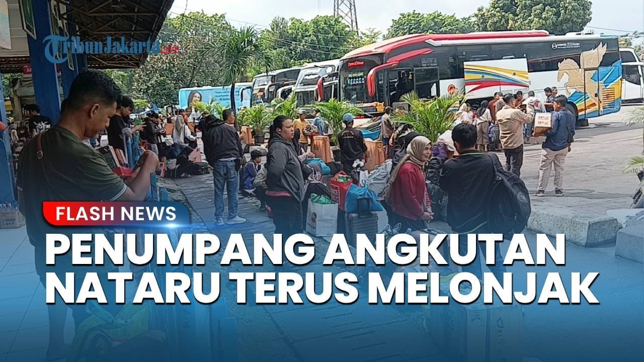 H-3 Natal, Penumpang di Terminal Kampung Rambutan Jakarta Timur Melonjak 25 Persen