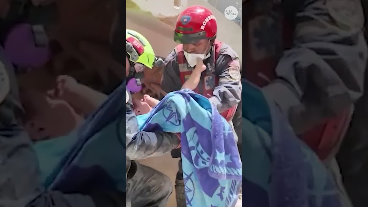 Baby rescued &lsquo;against all odds&rsquo; from earthquake rubble in Venezuela