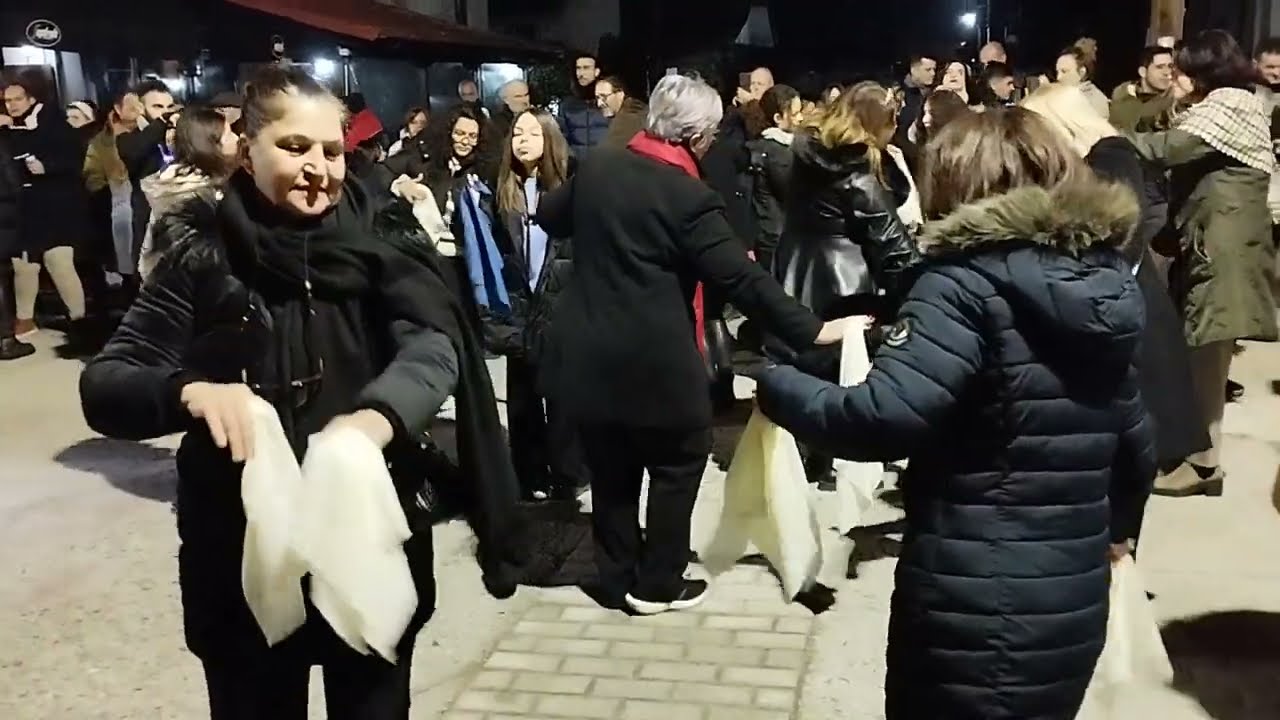 Καππαδοκικό γλέντι - Παίγνη μο τα γλέχε (Ο Χορός με τα μαντήλια) Παραμονή Πρωτοχρονιάς Πλατύ Ημαθίας
