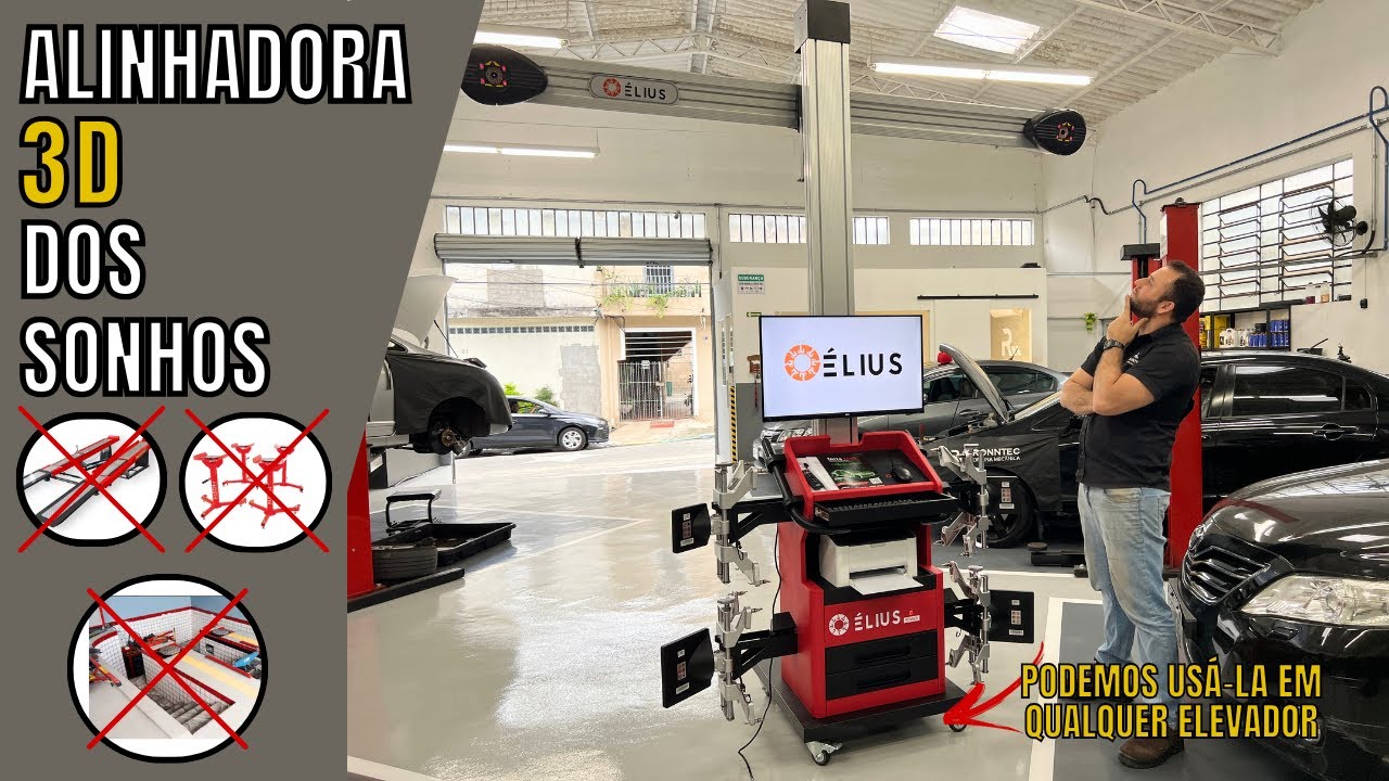 Compramos a máquina de alinhamento do futuro (Alinhadora 3D portátil)