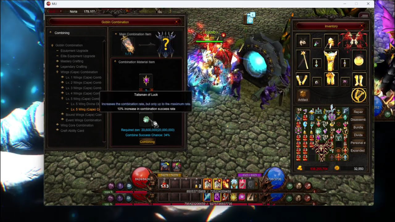 Up W5 Mu Online - Pro WING