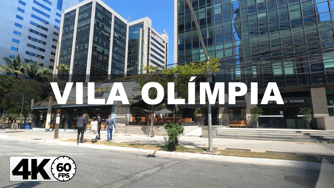 [4K60fps] Driving Vila Olímpia Sao Paulo Brazil -MT4K-