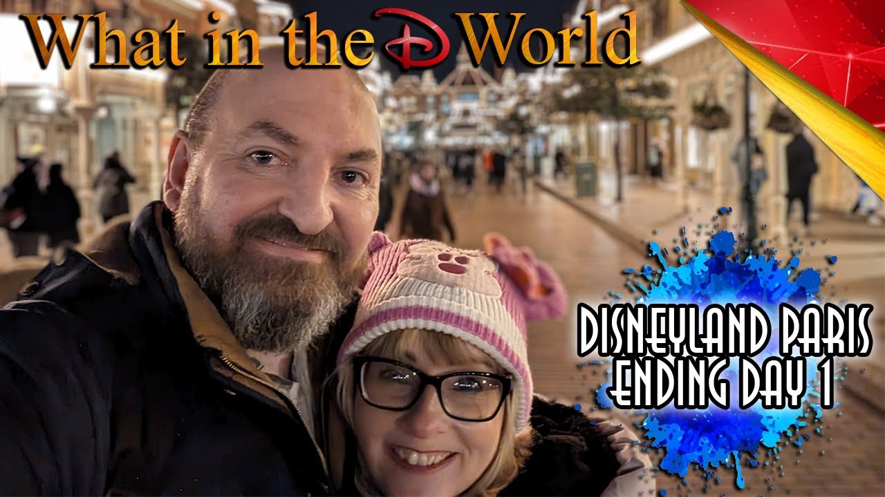 Finishing off our first day in Disneyland Paris | Feb 2024