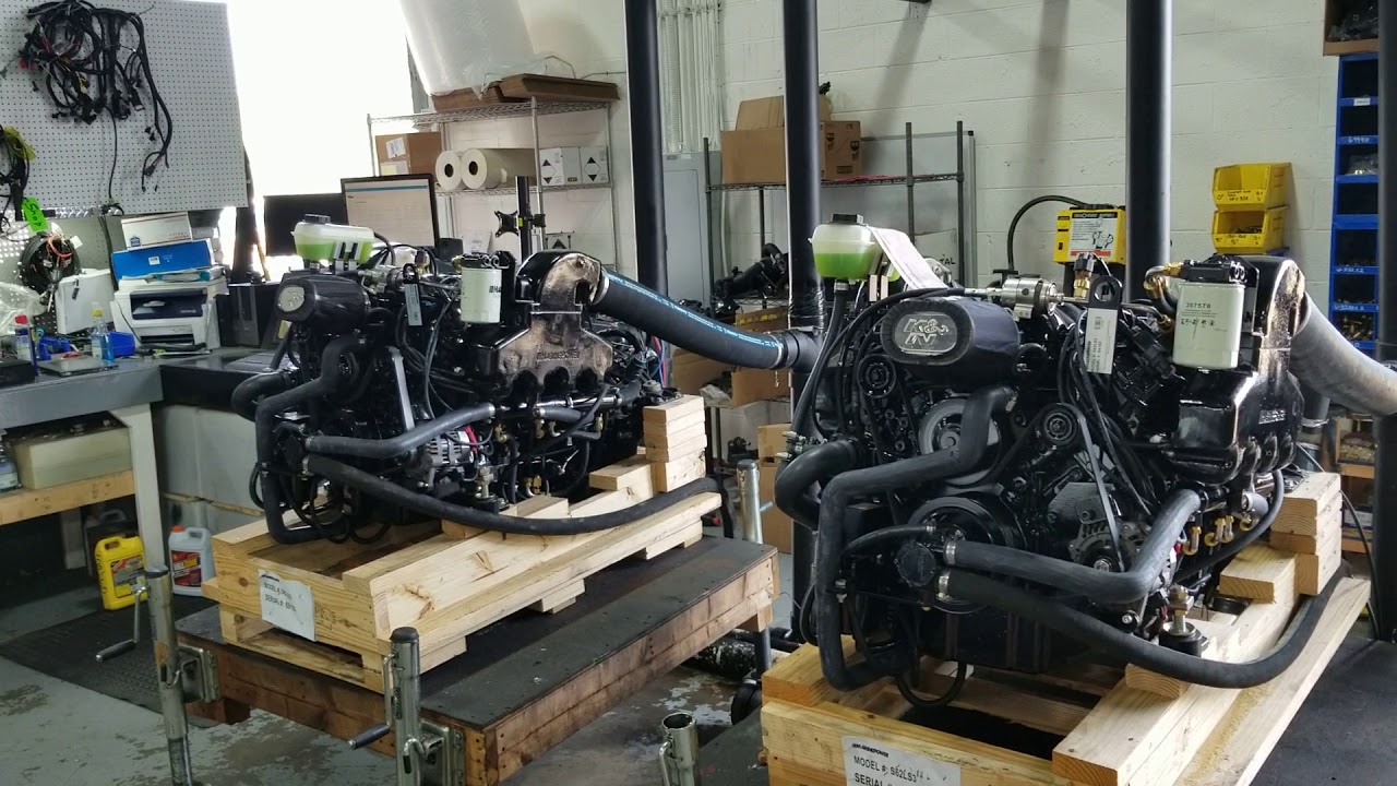 Twin 6.2L LS3 Marine Power Engines w/ ZF Hurth 63A Transmissions