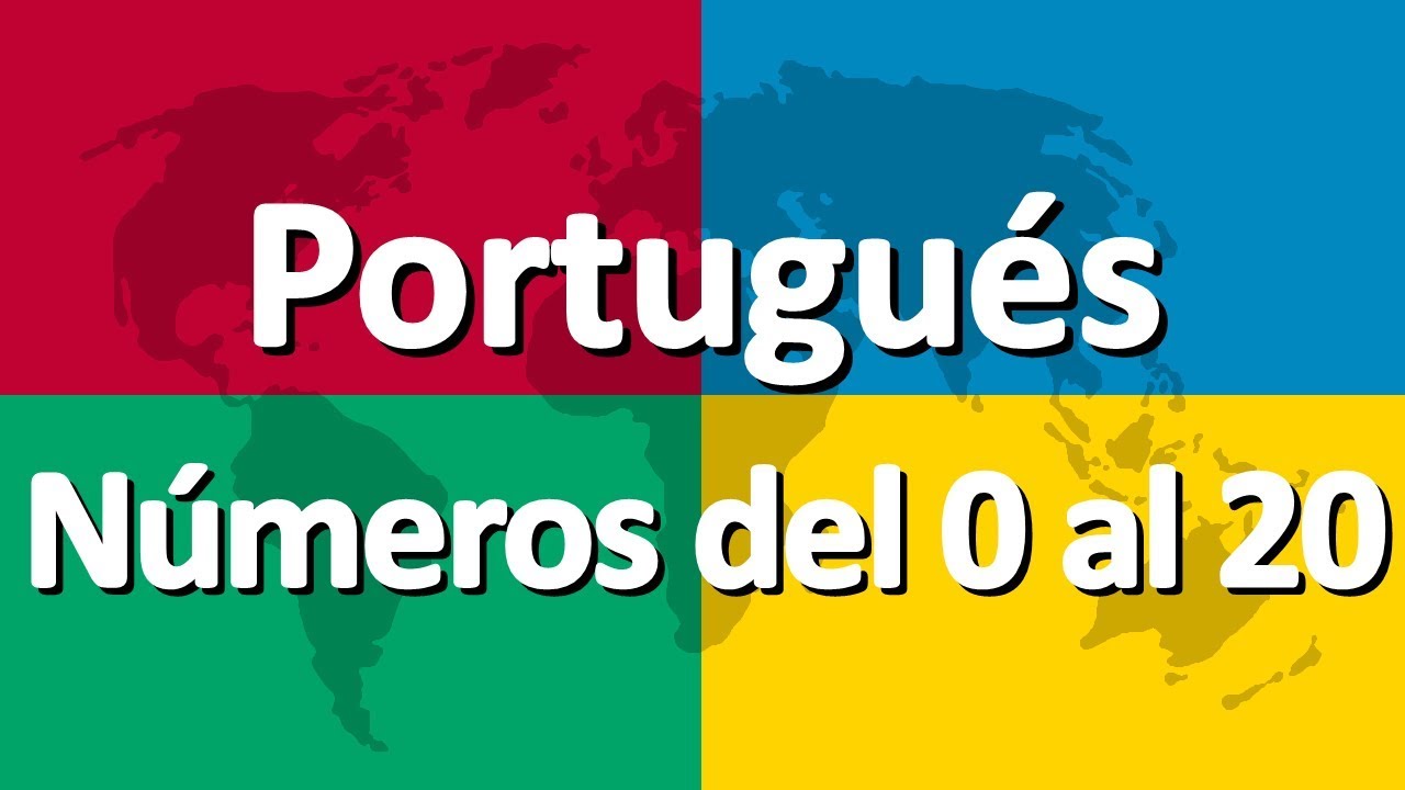 Aprender portugués parte 4 | Números del 0 al 20