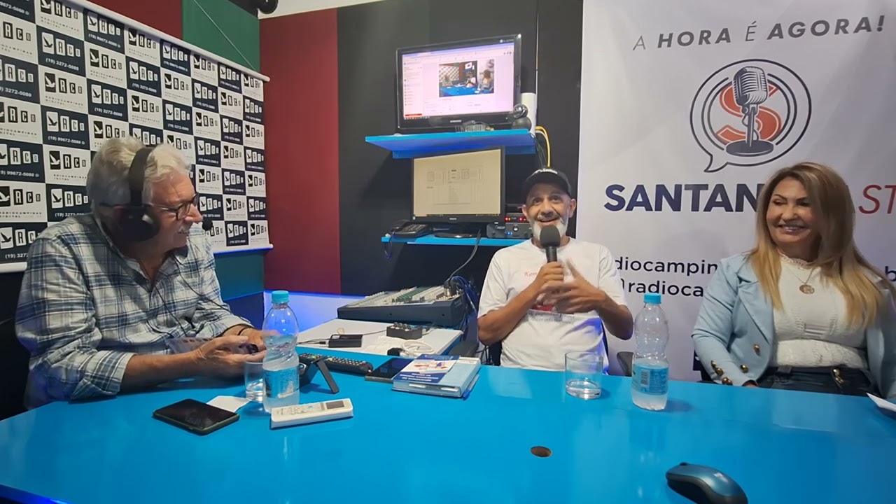 Tio Fininho e a Kombi do Bem na Radio Campinas Digital.