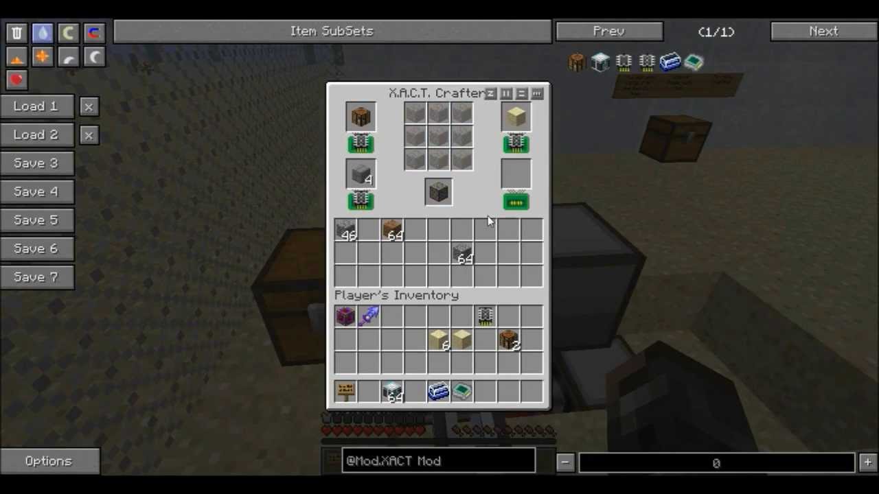 Minecraft Mod Review: Xhamolk's Advanced Crafting Table [XACT] (1.6.4)