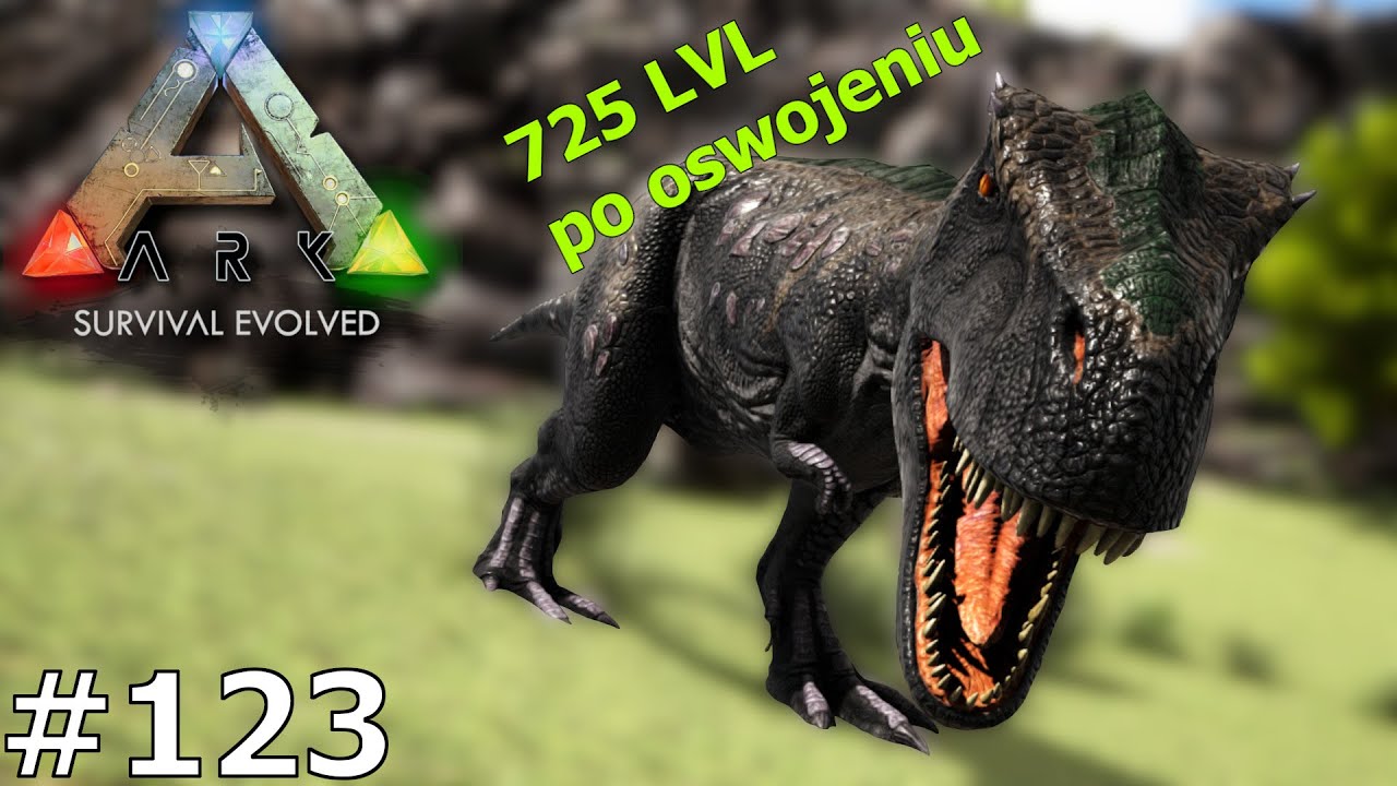 REX NA 485 POZIOMIE, TEKOWY PANCERZ I PROBLEM W JASKINI! LOST ISLAND! ARK Survival Evolved #123