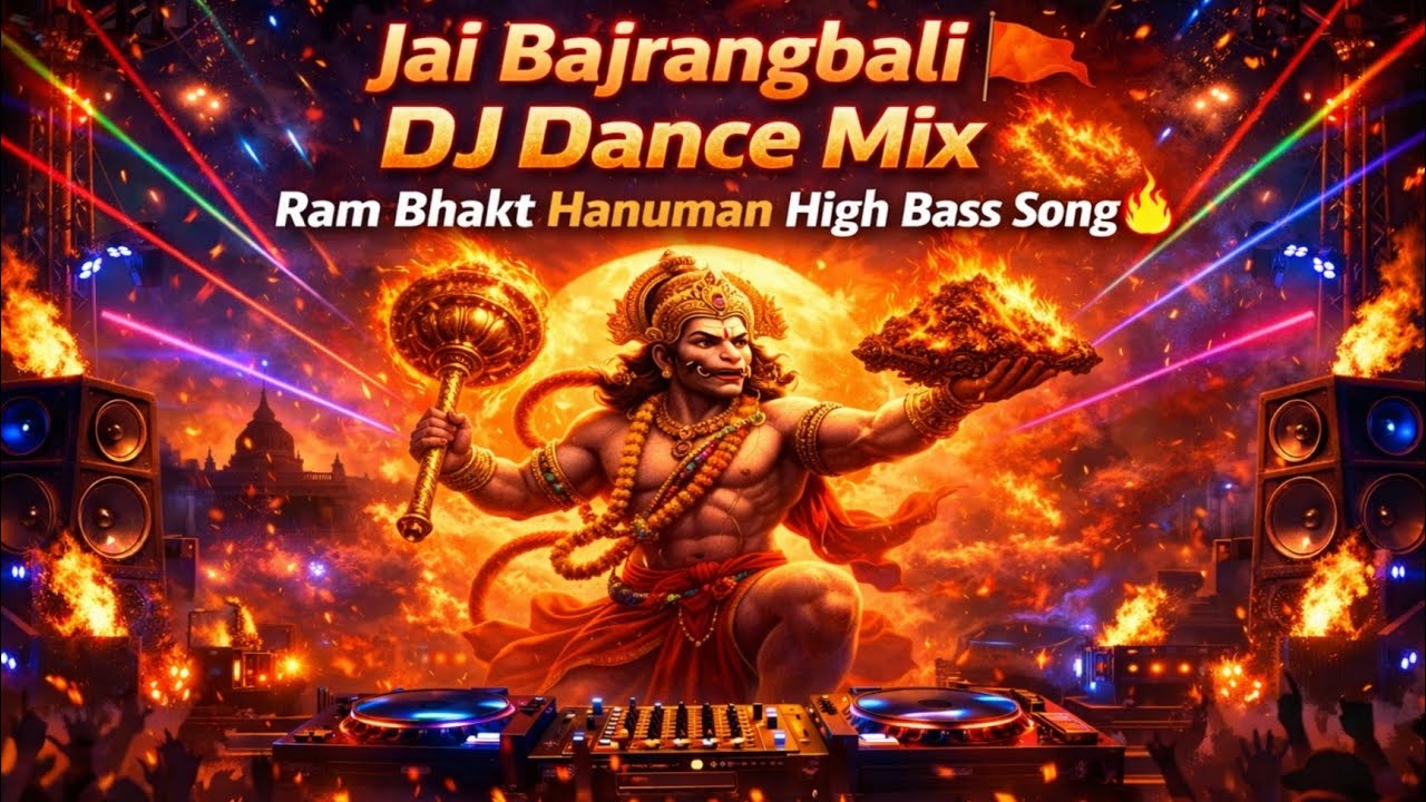 Jai Bajrangbali 🚩 DJ Dance Mix | Ram Bhakt Hanuman High Bass Song 🔥