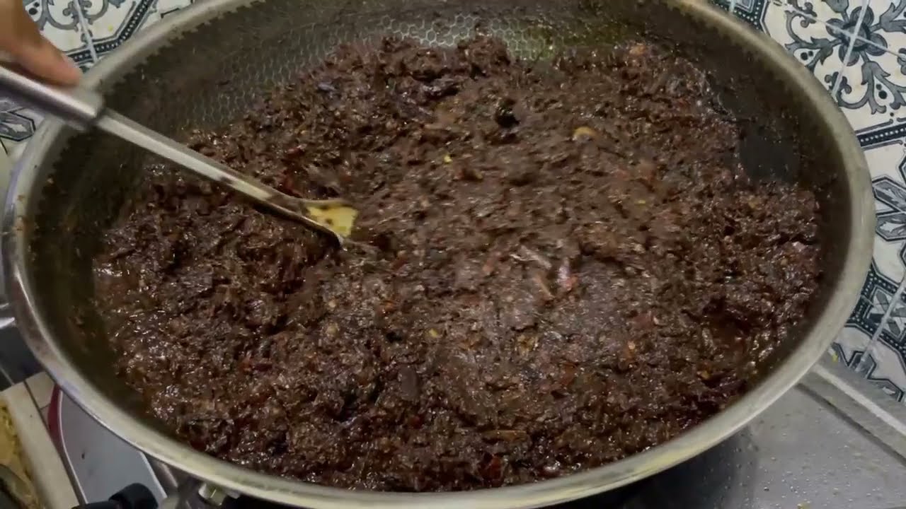 CARA MASAK SAMBAL HITAM BELIMBING BULUH versi  Original Kuala Lipis