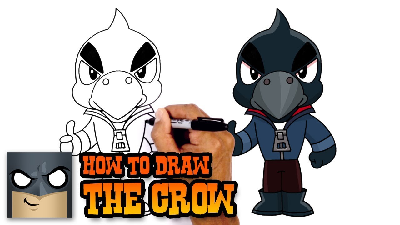 How to Draw Crow | Brawl Stars