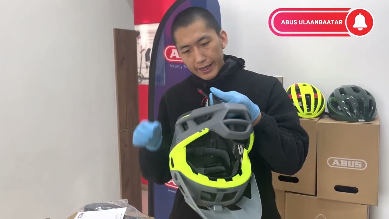 ABUS Airdrop full face helmet unboxing