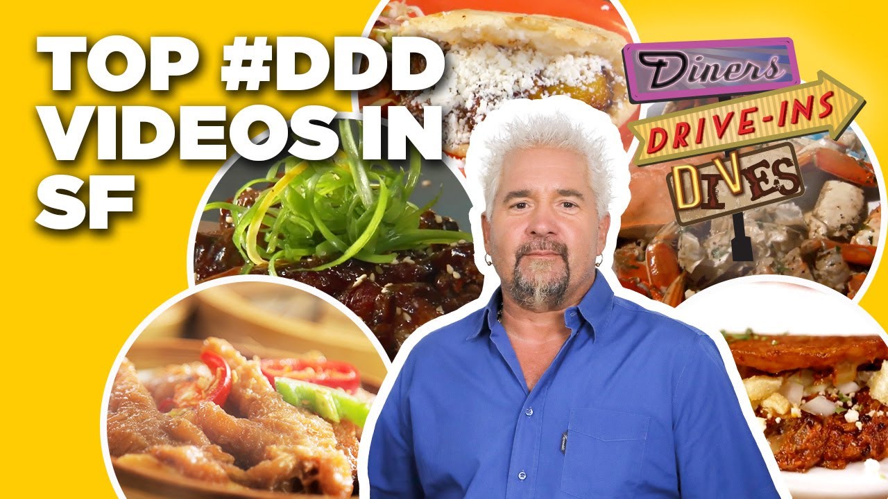 Top #DDD Videos in San Francisco with Guy Fieri | Diners, Drive-Ins, and Dives | Food Network