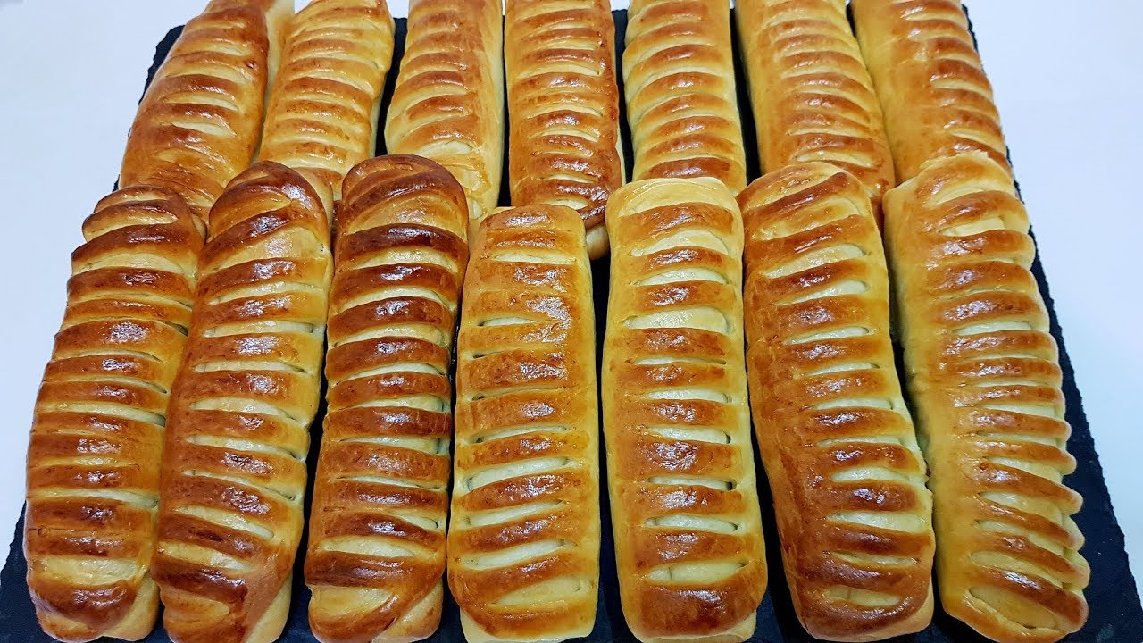 ДРОЖЖЕВЫЕ БУЛОЧКИ с ШОКОЛАДНЫМ ЗАВАРНЫМ КРЕМОМ  ( yeast  buns wiht custard chocolate )