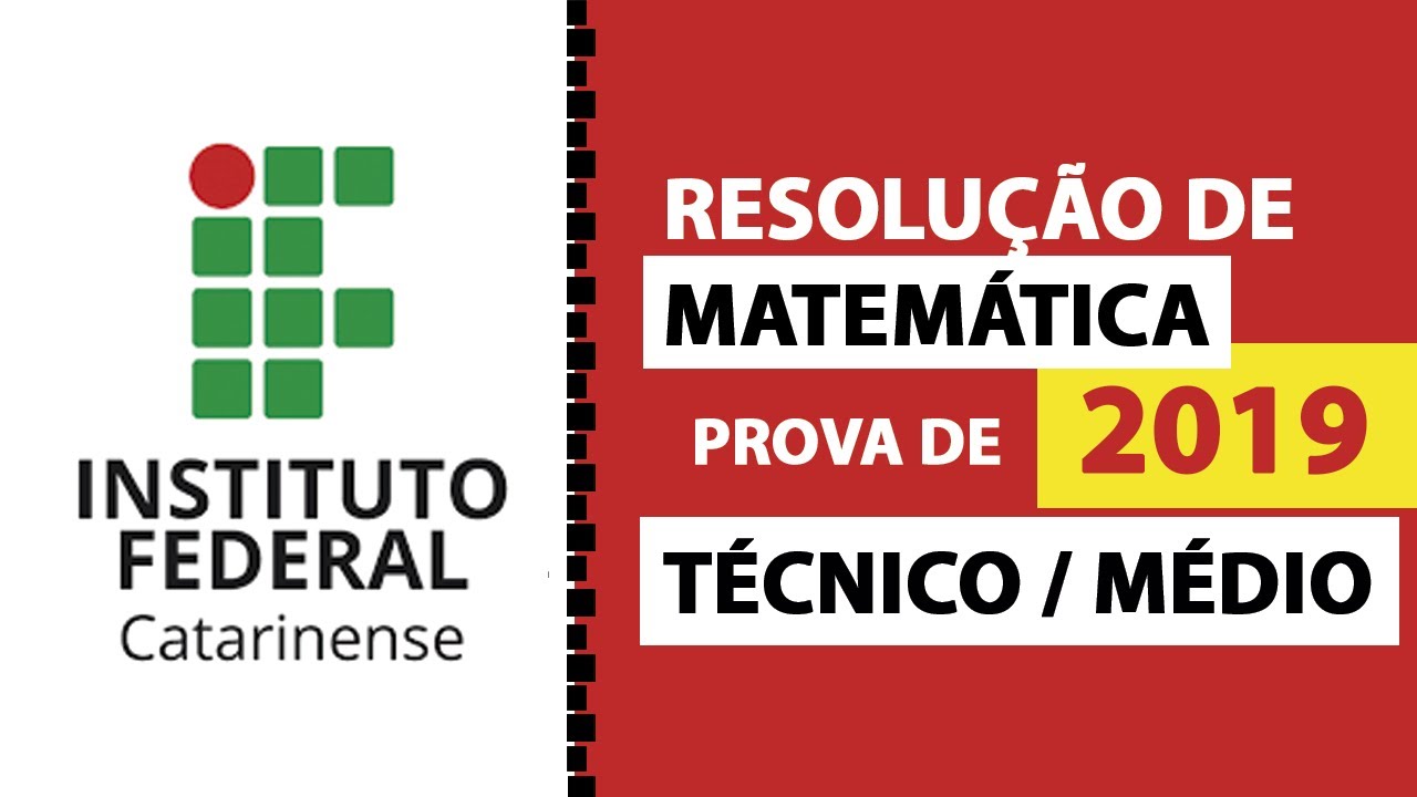 IFC - MATEMÁTICA - 2019