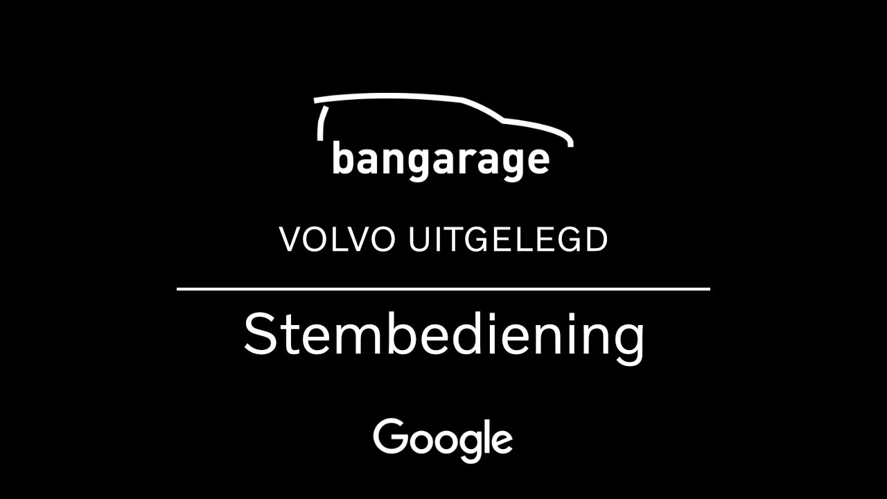 Stembediening | Volvo Google Infotainment