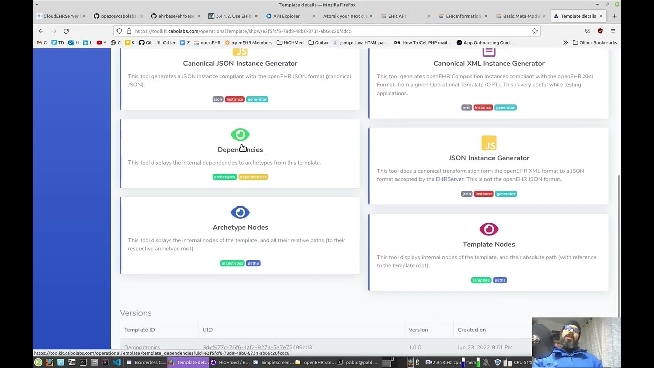 openEHR step by step tutorial - 2. creating test data and loading EHRBASE