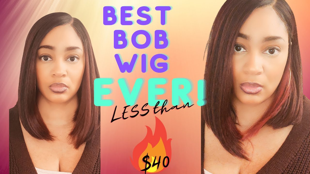 Best Bob Wig Ever! Natural Texture| Outre Synthetic Melted Hairline Wig Breanne| Wig Review