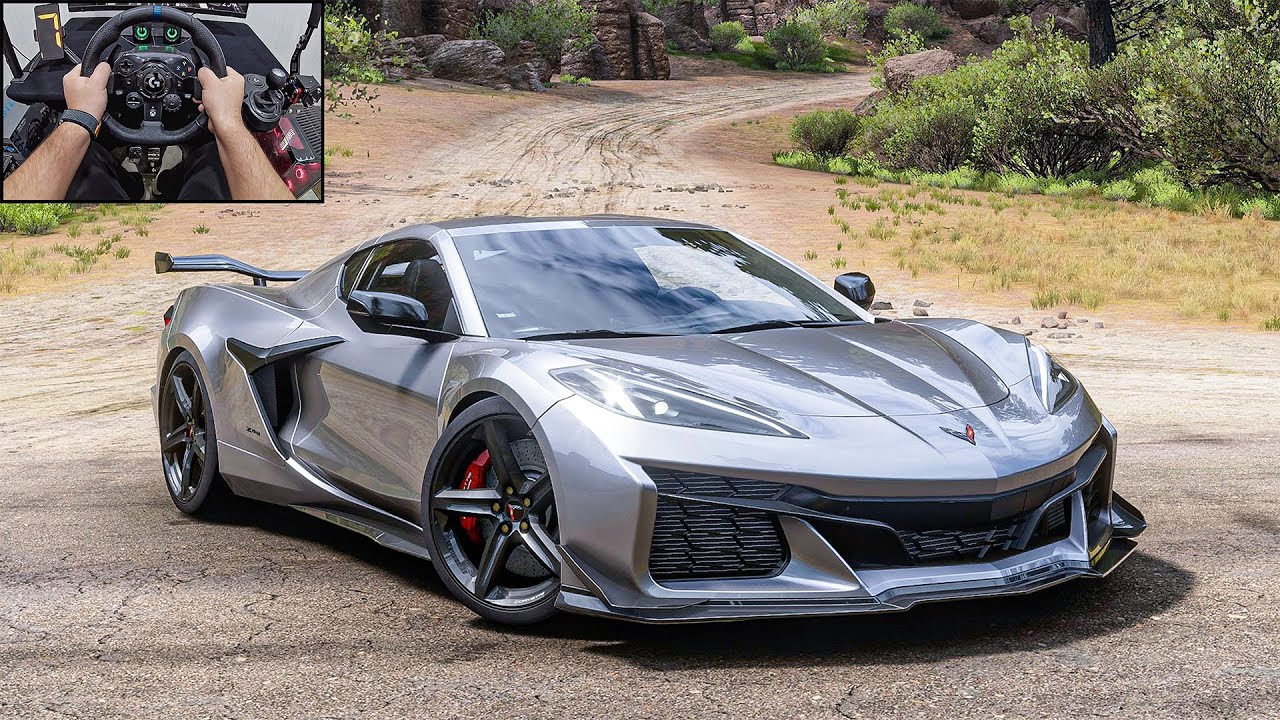 750HP Chevrolet Corvette Z06 2023 - Forza Horizon 5 | Logitech G923 Steering Wheel