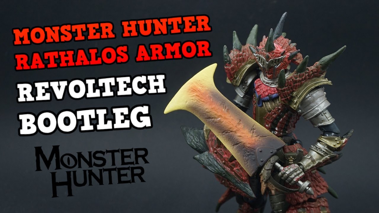 UNBOXING Y REVIEW / Cazador Con Armadura De Rathalos Bootleg MONSTER HUNTER