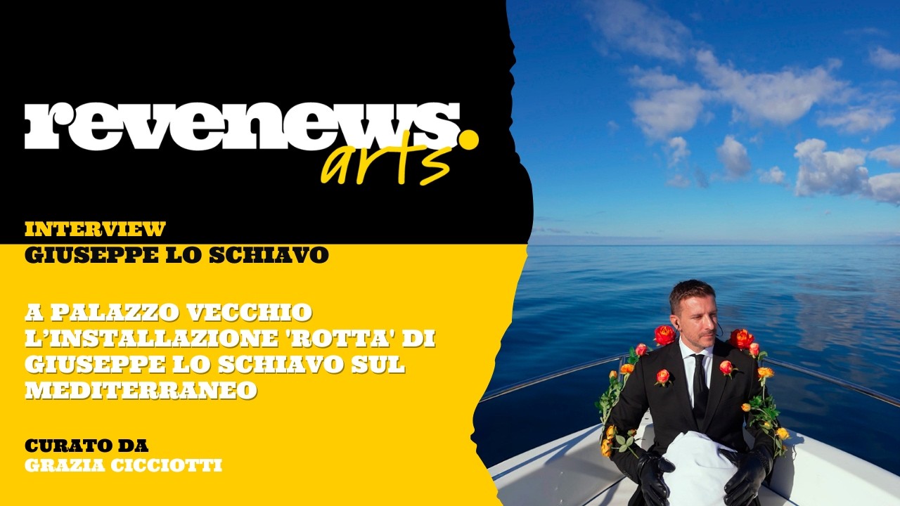 A Palazzo Vecchio l’installazione 'Rotta' di Giuseppe Lo Schiavo sul Mediterraneo