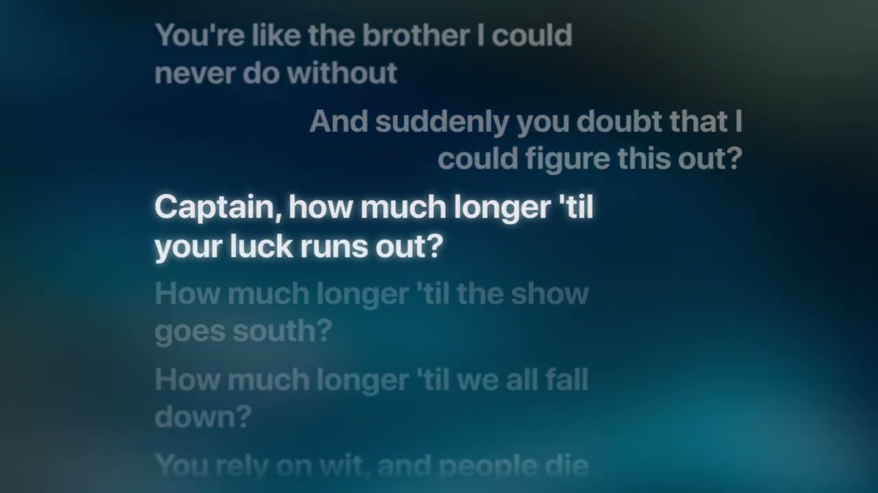 Luck Runs Out (Karaoke Version) | EPIC: The Ocean Saga