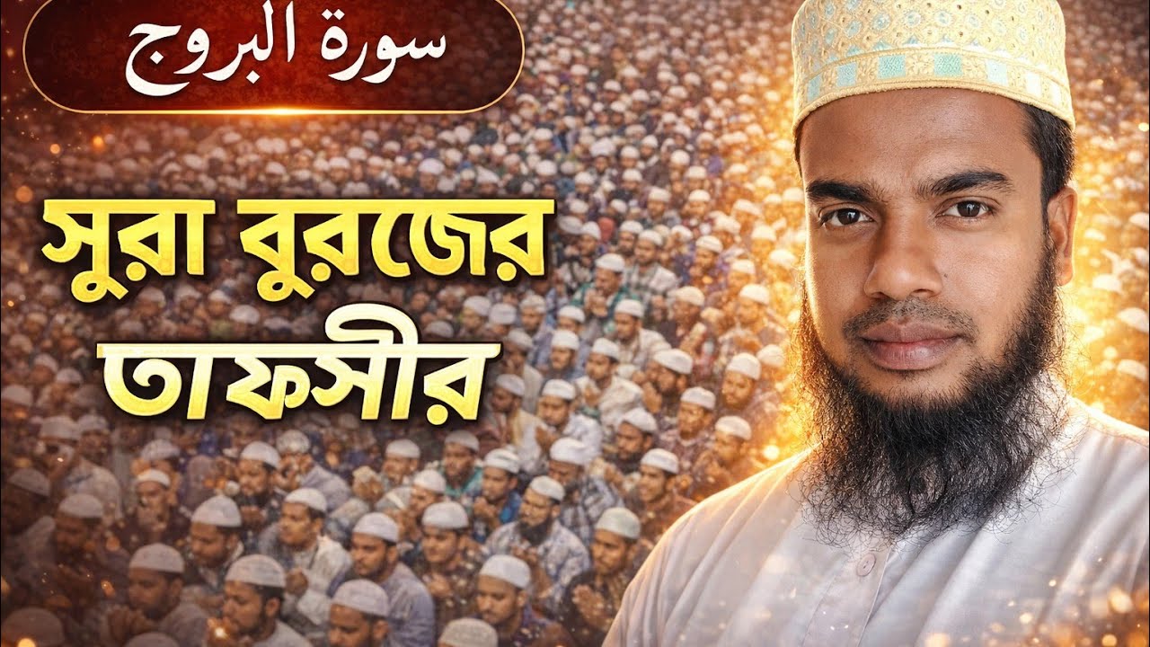 সূরাতুল বুরুজ এর তাফসীর। মাওলানা মোঃ আল আমিন নন্দীগ্রাম বগুড়া।