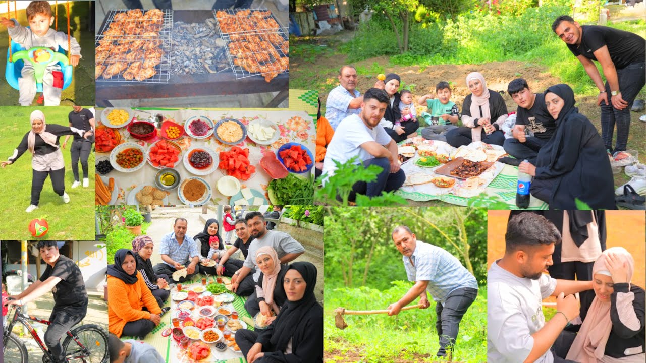 يوم كامل في بيت الضيعة/خملين كسرت تلفون عبدو//عزمنا العيلة على جوانح مشوية//هشام اشترا بسكليت 🚴‍♀️