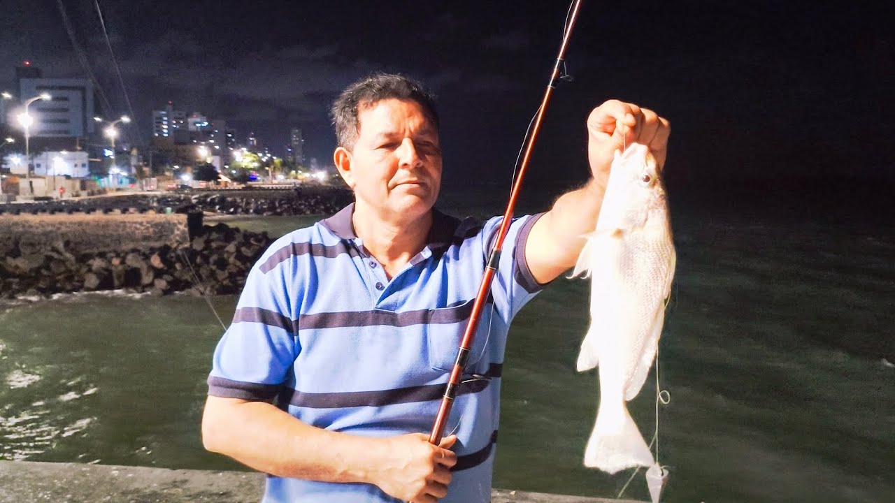 PESCA INSANA NOS DIQUES DE OLINDA #pescaria 