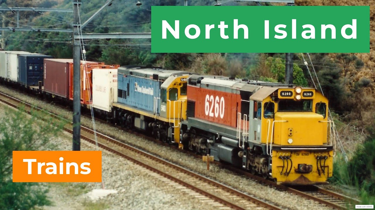 Trains in the North Island NZ | Wellington - Palmerston North | 1992