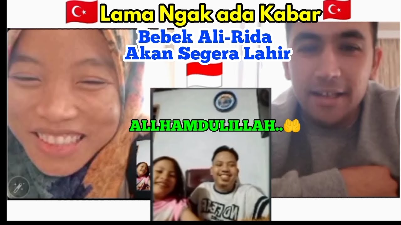 Allhamdulillah Ali junior Akan segera Lahir,kabar bahagia Ali dan Rida // Turki - Indonesia