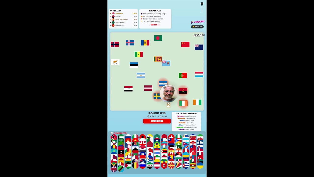 Which country will survive? | Flag Wars 2026