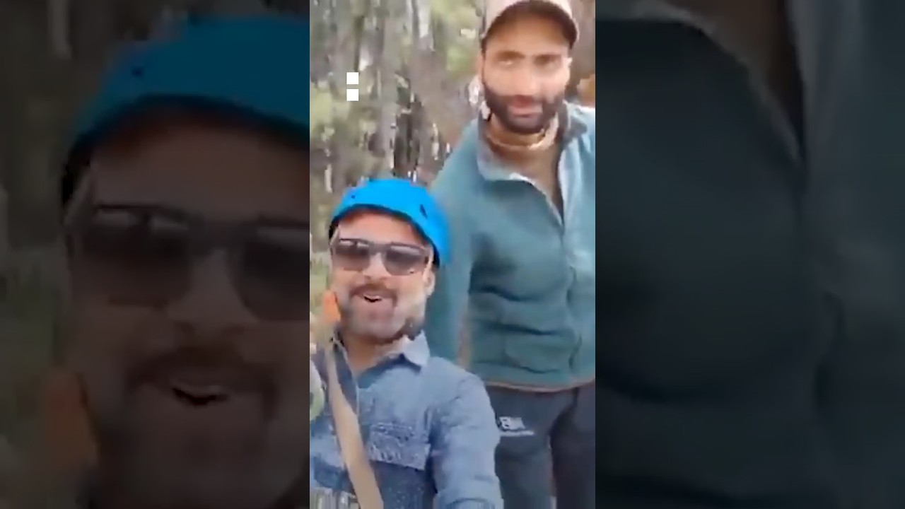 Indian tourist on zipline inadvertently filmed Kashmir attack