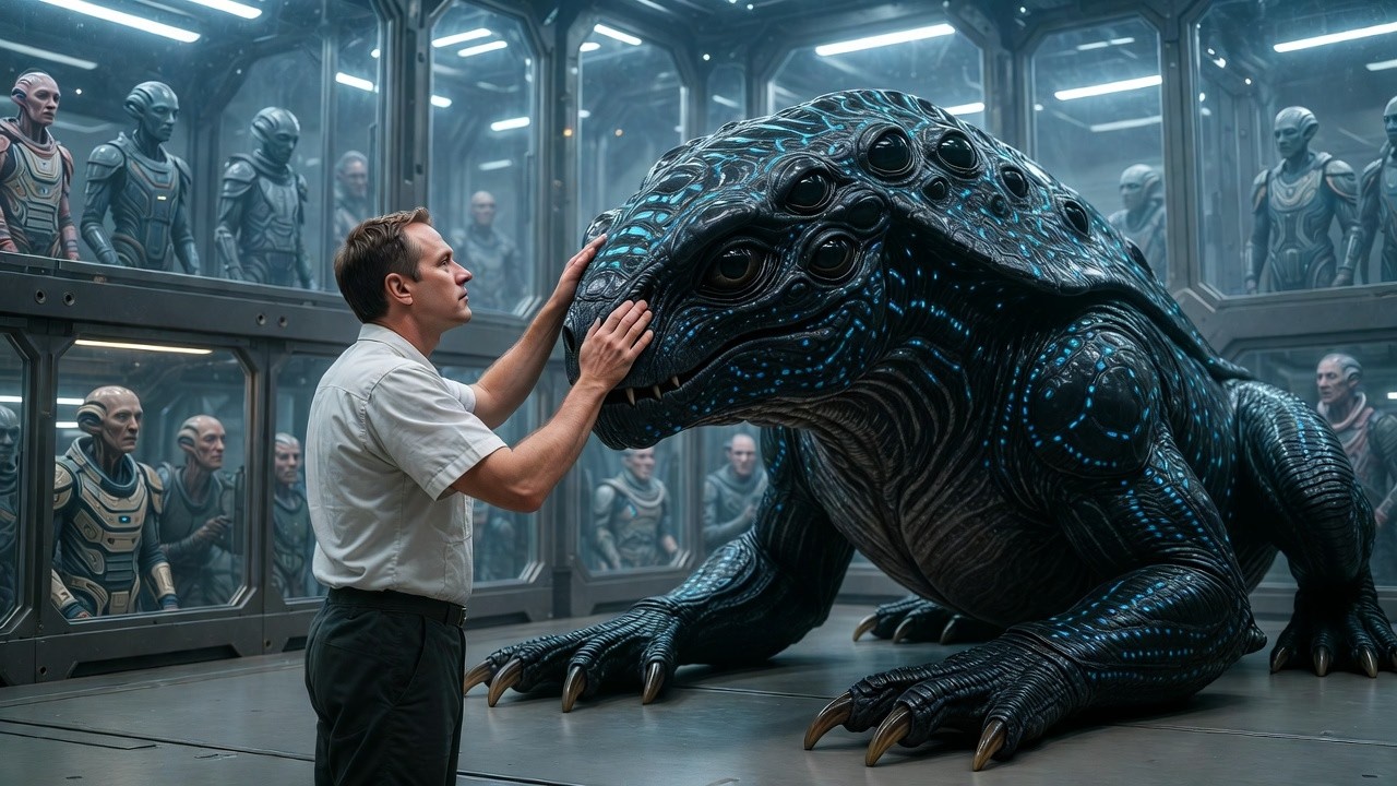 “Human Calms Apex Predator That Killed 17 Trainers 😱 | Sci-Fi HFY Story”