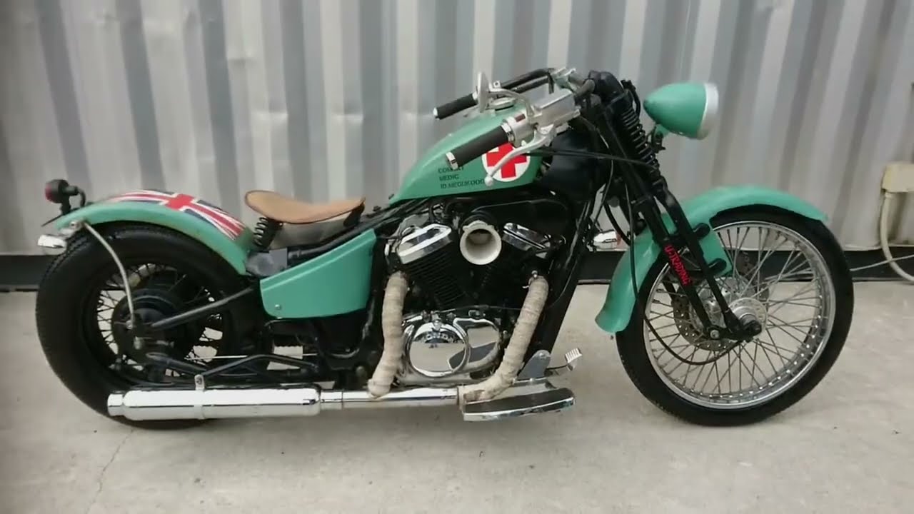 Compilation 2 in 1 Exhaust Pipes Honda Shadow 600 / VT 600 / VLX 600 / Steed 400 / スティード400