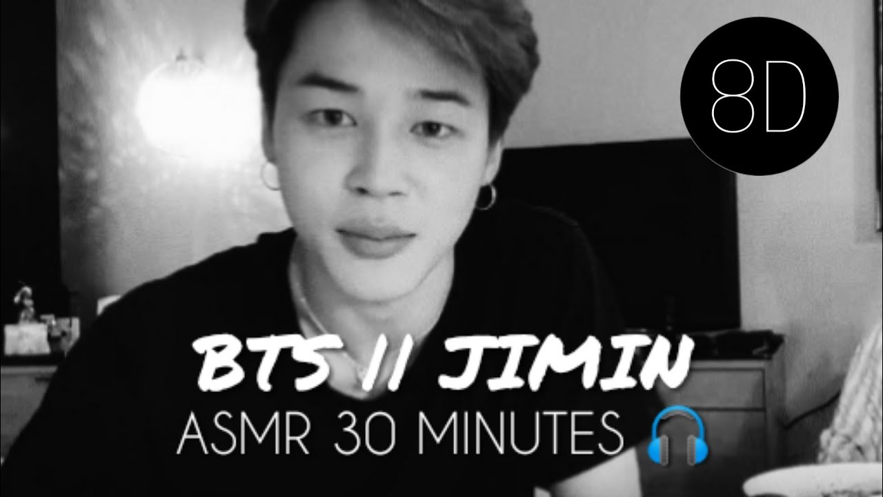 [JIMIN ASMR/8D] 30 minutes of jimin's voice to relax and sleep | BTS ASMR