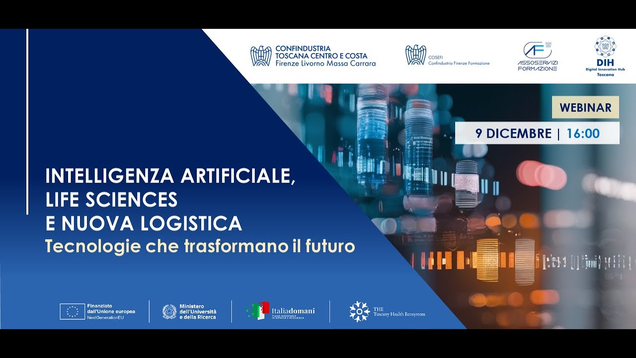 Intelligenza artificiale, life sciences e nuova logistica.  Tecnologie che trasformano il futuro.