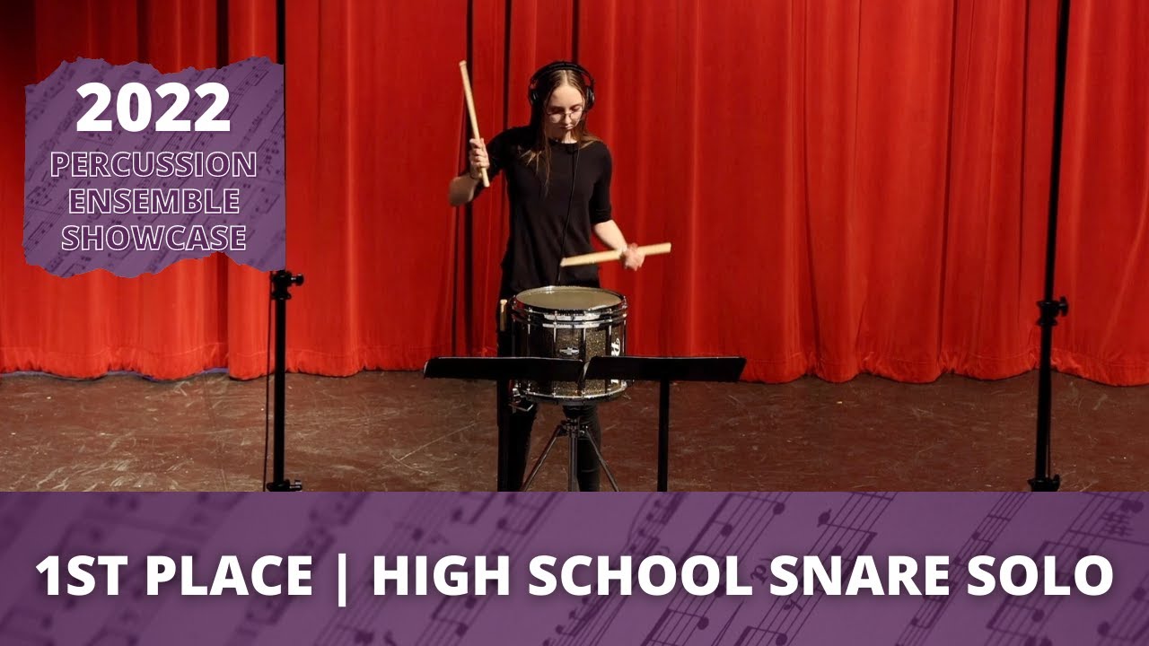 Ellie Jagen: 1st Place / High School Snare Solo