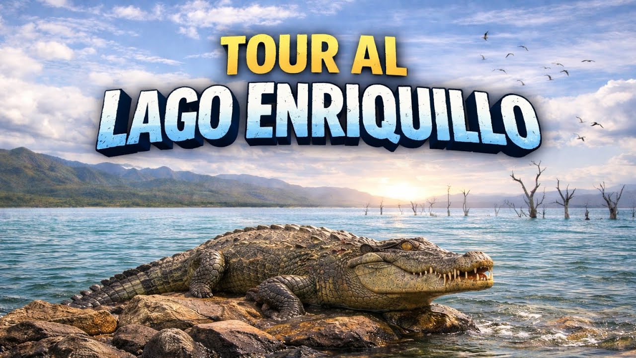 Visitamos LAGO ENRRIQUILLO y nos bañamos en LAS BARÍAS la segunda más fría de RD🇩🇴 #turismo #nature 