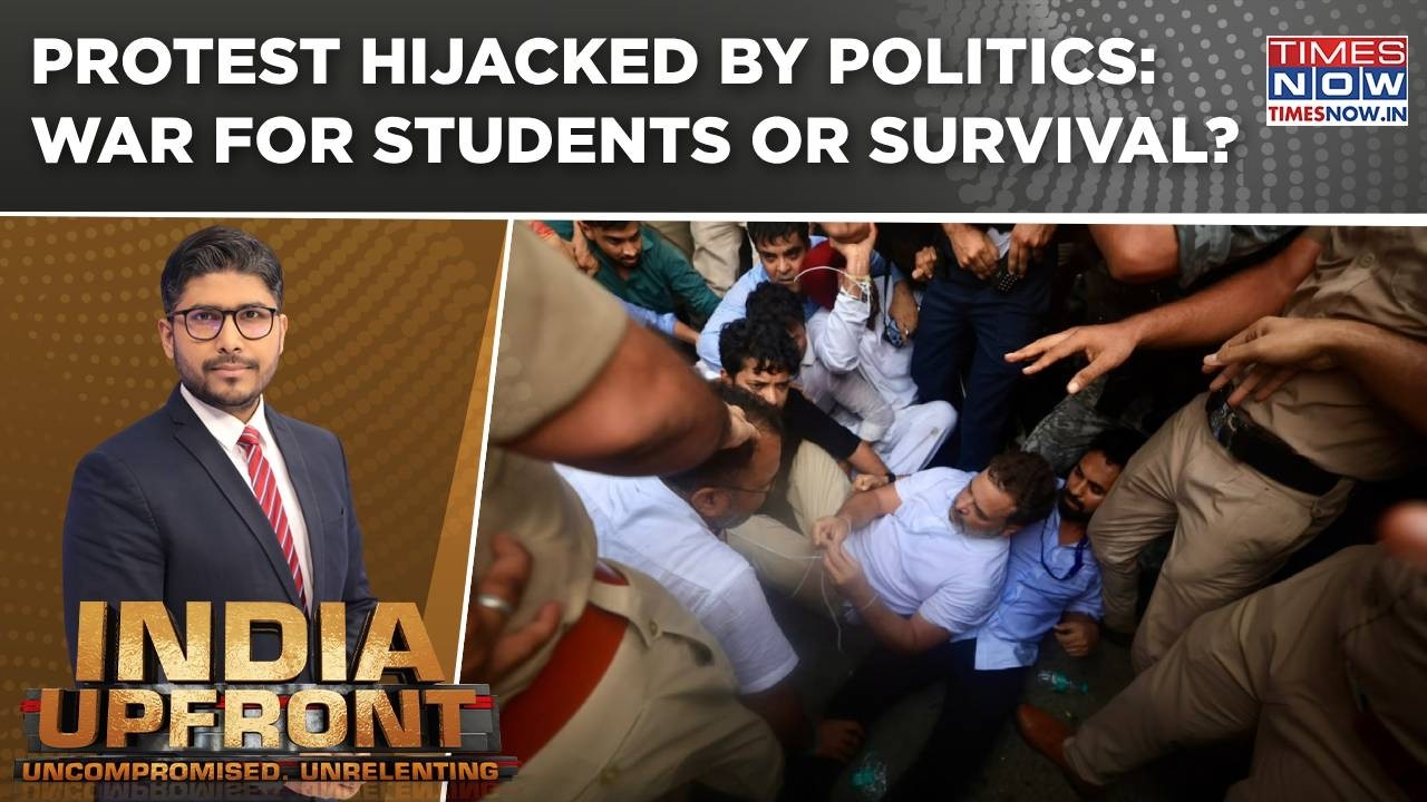 Rahul's Dharna At PM House Amid CJP Protest, AAP Hits Back | War For Students Or Survival? WATCH