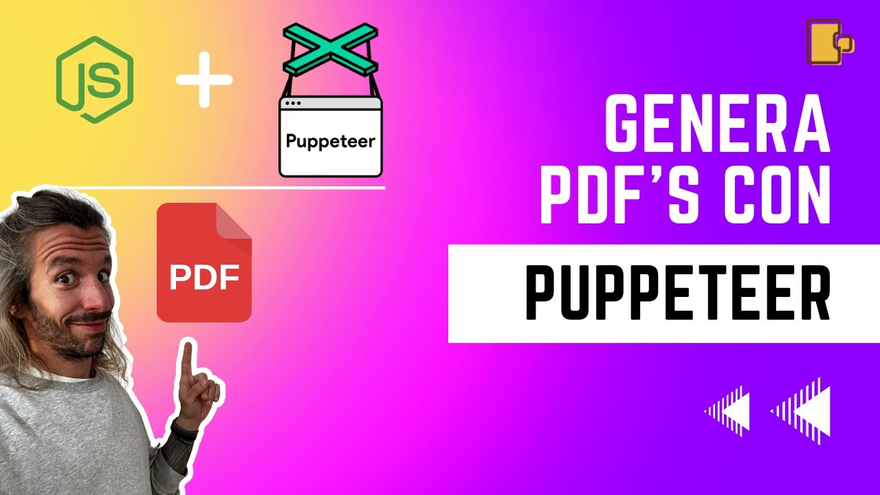 Genera PDFs espectaculares con Puppeteer #puppeteer #expressjs #nodejs