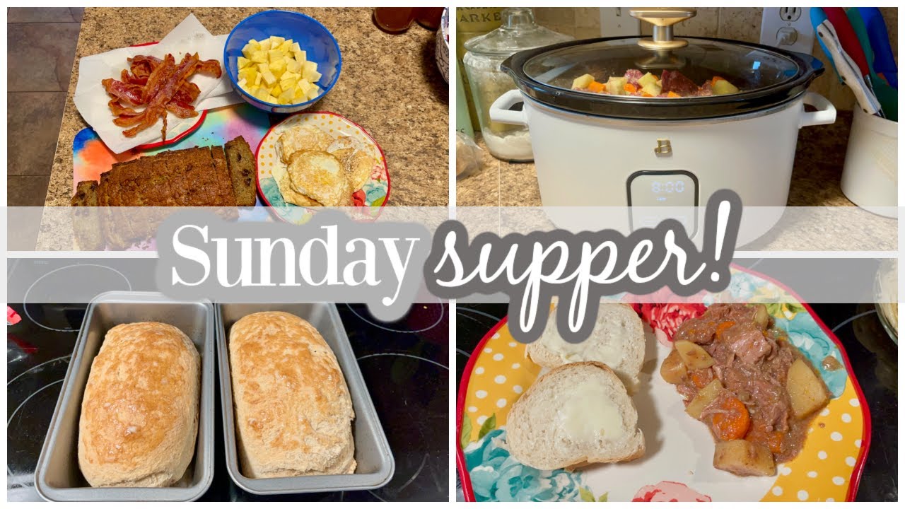 SUNDAY SUPPER  - BEEF STEW || #EATATHOME DAY 56